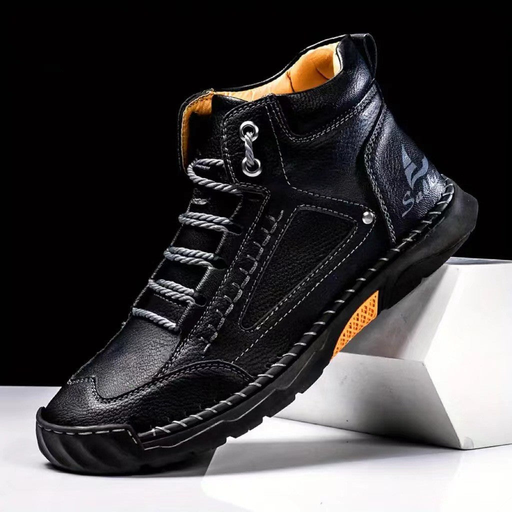 Men’s Premium Handmade Leather Boots | Arch Support & Wide Toe Box