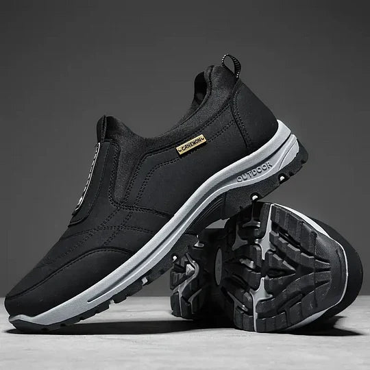 Men's Wide Comfort Sneakers with Arch Support & Shock Absorption