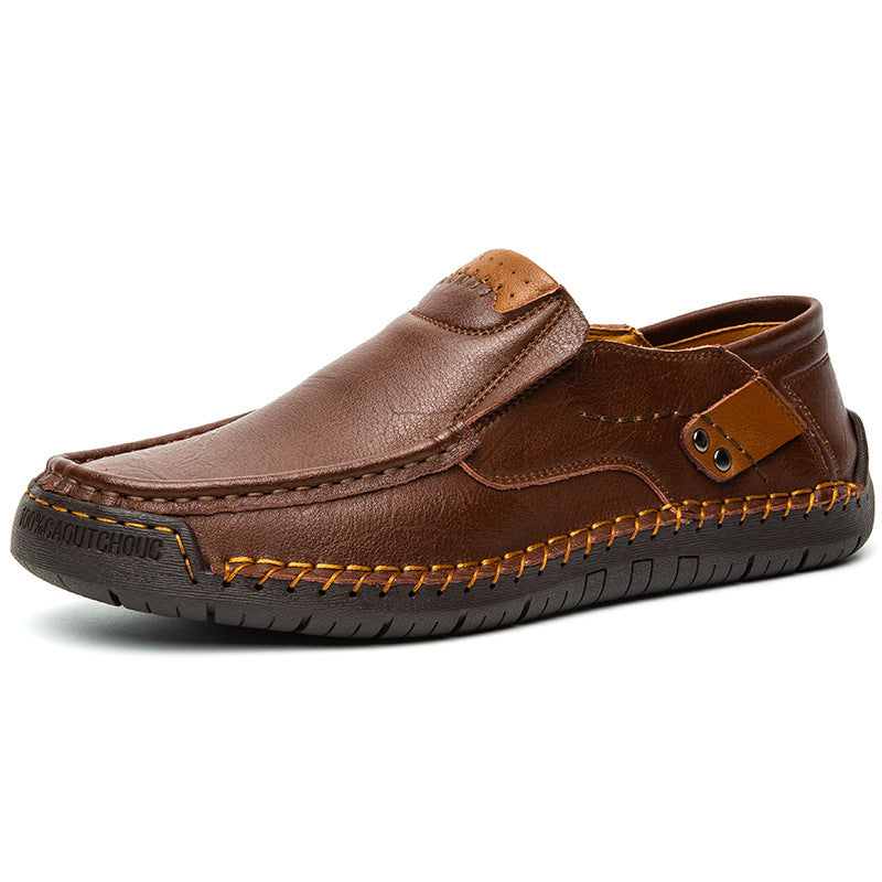 Men’s Orthopedic Leather Slip-On Sneakers