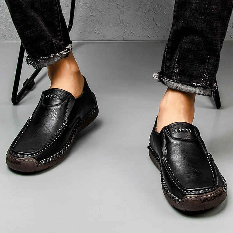 Men’s Orthopedic Leather Slip-On Sneakers