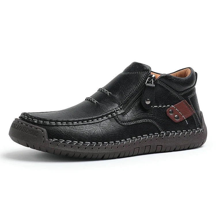 Premium Handmade Leather Boots for Men | Arch Support & Wide Toe Box