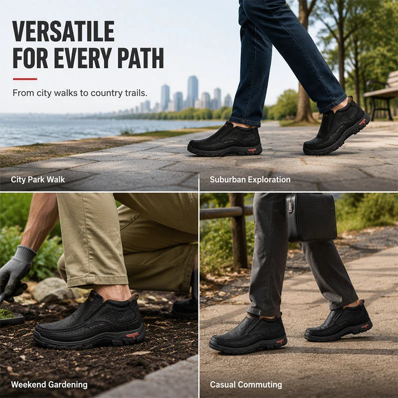 Men's Casual Premium Leather Slip-On Shoes
