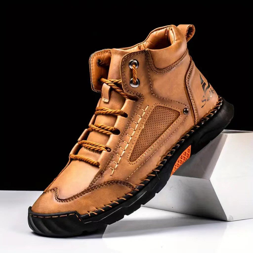 Men’s Premium Handmade Leather Boots | Arch Support & Wide Toe Box