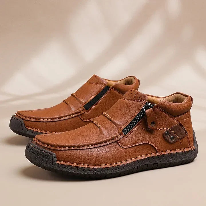 Premium Handmade Leather Boots for Men | Arch Support & Wide Toe Box