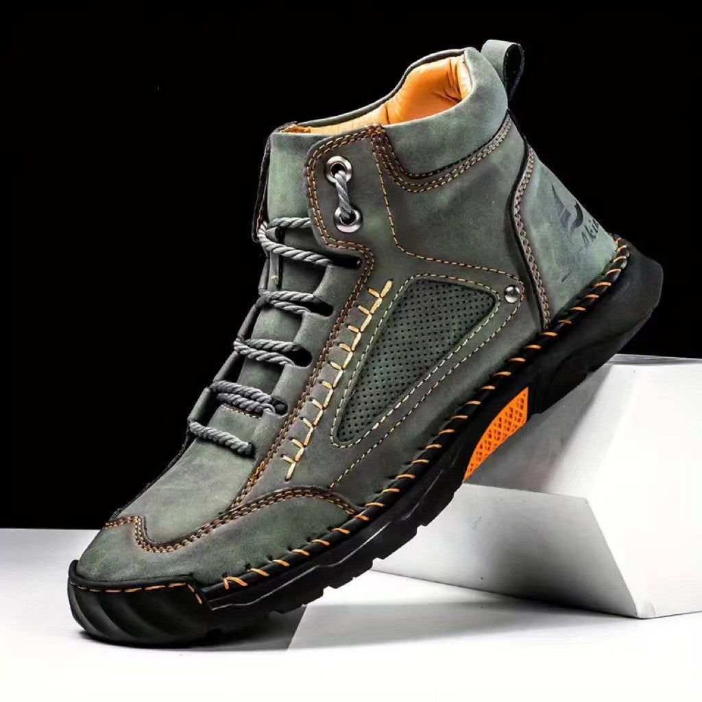 Men’s Premium Handmade Leather Boots | Arch Support & Wide Toe Box