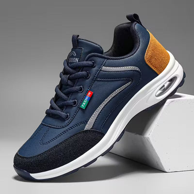 Men's Low-Top Sneakers with Rubber Sole & Traction Tread