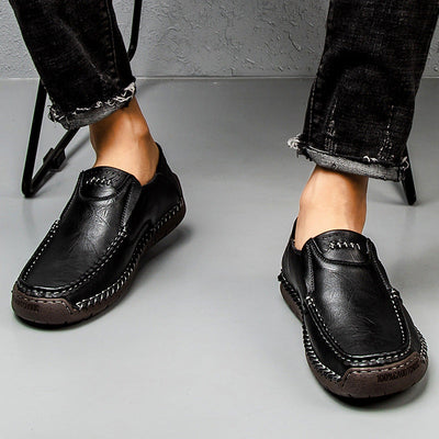 Men’s Orthopedic Leather Slip-On Sneakers