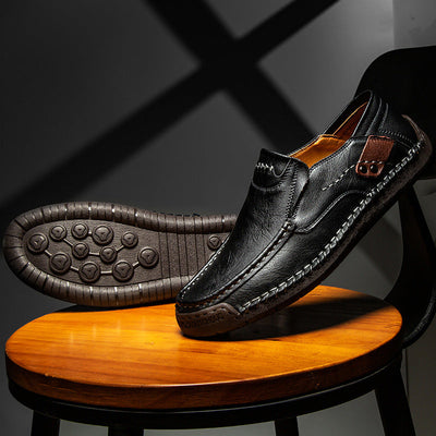 Men’s Orthopedic Leather Slip-On Sneakers