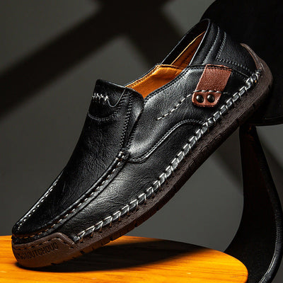 Men’s Orthopedic Leather Slip-On Sneakers