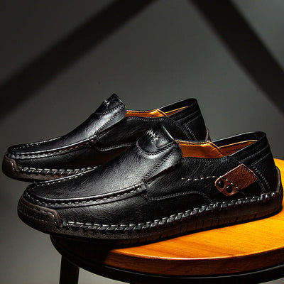 Men’s Orthopedic Leather Slip-On Sneakers