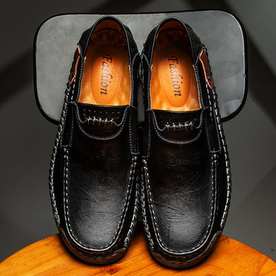 Men’s Orthopedic Leather Slip-On Sneakers