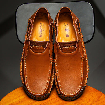 Men’s Orthopedic Leather Slip-On Sneakers