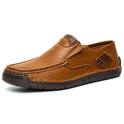 Men’s Orthopedic Leather Slip-On Sneakers