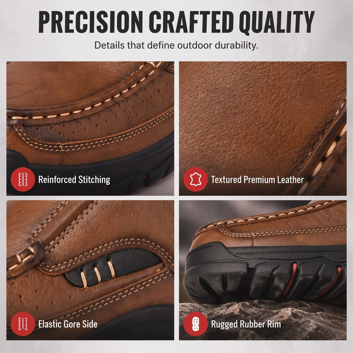 Men's Casual Premium Leather Slip-On Shoes