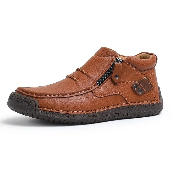 Premium Handmade Leather Boots for Men | Arch Support & Wide Toe Box